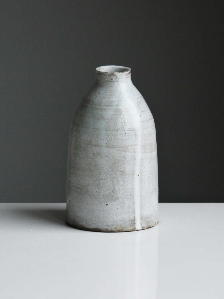 Clay hand-made vase
